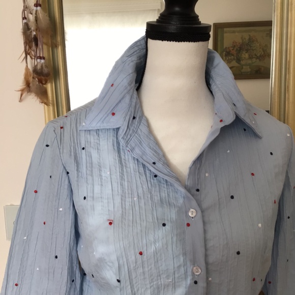 Lemon Grass Studio button down blouse - Picture 7 of 13